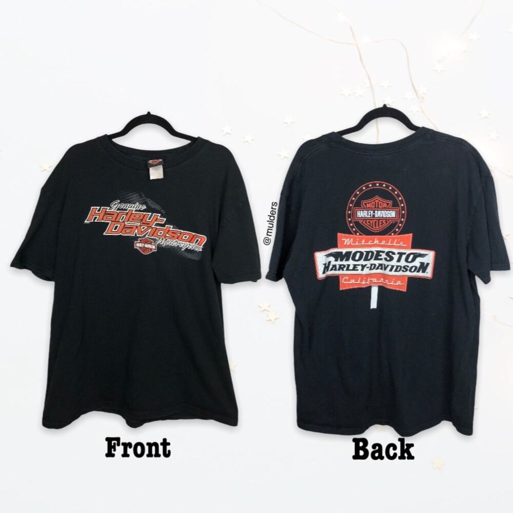 Harley Davidson 2009 Motorcycles Modesto California Shirt Central Valley